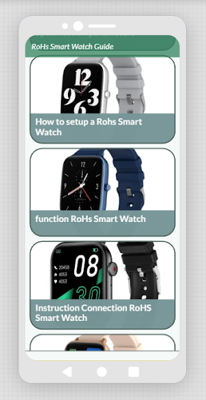 RoHS smartwatch app guide Screenshot 3