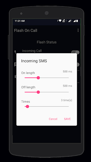 Flash On Call Screenshot 2