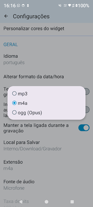 Gravador Alta Qualidade MP3 screenshot 3
