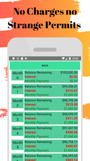 Loan Calculator Screenshot 3