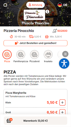 Pizzeria Pinocchio Nettelstedt Screenshot 2