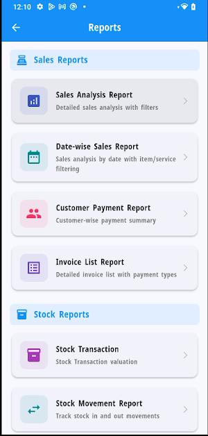 Hbiz A POS – Android POS Screenshot 2