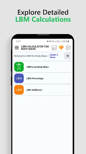 LBM Calculator for Body Mass Screenshot 0