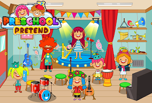 Pretend Preschool - Kids School Learning Games Screenshot 3
