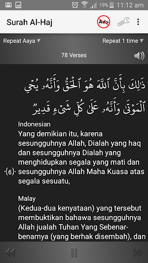 Surah Al-Haj - سورة الحج Screenshot 0