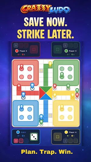Crazzy Ludo: Strategy Game Screenshot 0