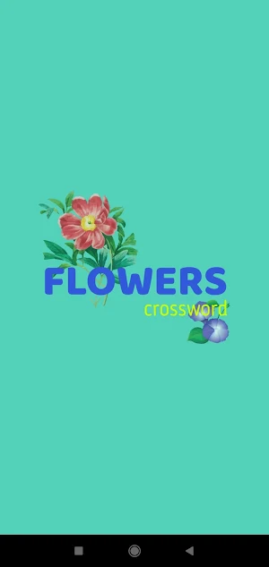 Flowers Puzzle Crossword Screenshot 0
