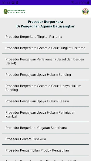 E-PANTAS PA Batusangkar Screenshot 3