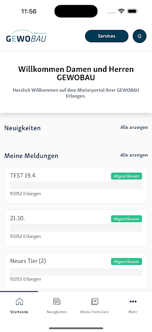 Meine GEWO Screenshot 0