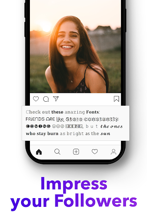 ♔Fonts: Fonts for Instagram, Whatsapp and Samsung Screenshot 1