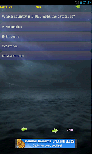 World Capitals Widget Screenshot 2