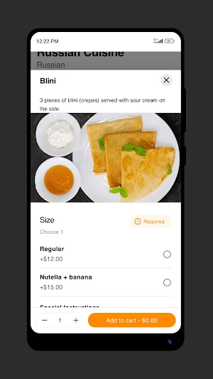 Nursel Asian/Russian Cuisine Screenshot 2