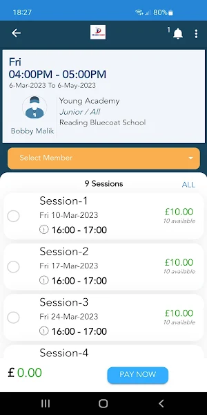 Pure Cricket Academy Screenshot 2