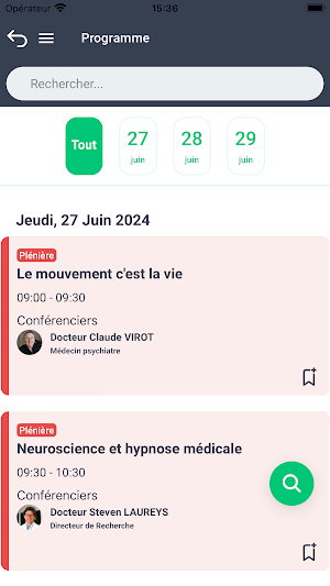 Congrès Hypnose & Douleur 2024 screenshot 2