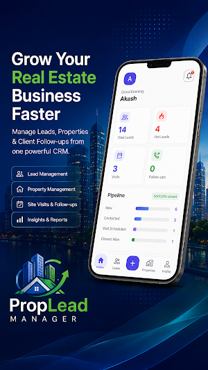 PropLead: Real Estate CRM Screenshot 0