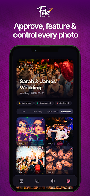 Fête: Event Photos & Live Wall Screenshot 2
