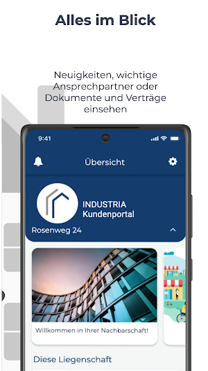 INDUSTRIA Kundenportal Screenshot 0