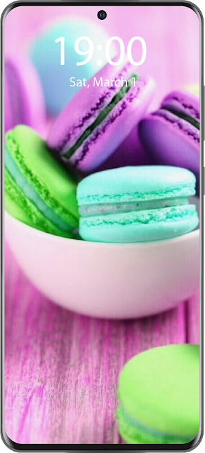 Macaron Live Wallpaper Paralla Screenshot 1