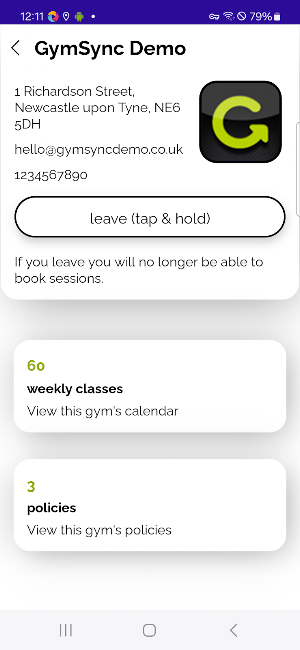 GymSync Screenshot 3