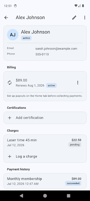 BenchPass: Makerspace Manager Screenshot 2