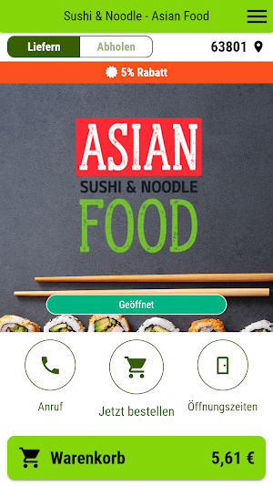 Sushi & Noodle - Asian Food Screenshot 0