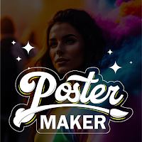 Poster Maker logo flyer design