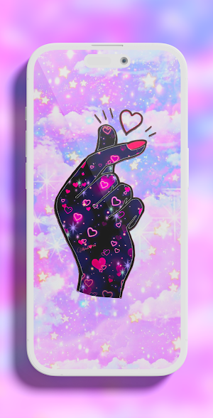 Finger Heart Wallpapers Screenshot 2