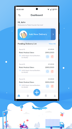 Patel Courier Service Screenshot 0