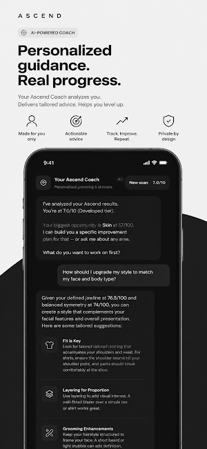 Ascend - Personalised Looksmax Screenshot 3