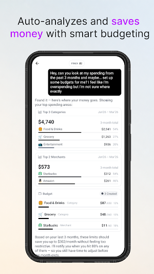 Finly AI: Smart Money Tracker Screenshot 1