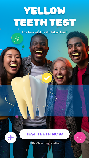 Fun Yellow Teeth Prank & Test Screenshot 1