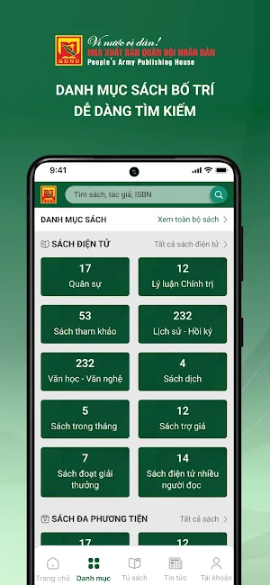 NXB Quân Đội Nhân Dân Screenshot 1