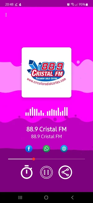 88.9 CRISTAL FM Screenshot 1