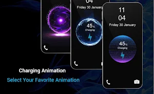 Battery Charging Animation Fly Screenshot 0