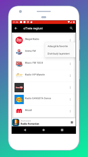 Radio Romania: Radio AM FM Online - Free Stations Screenshot 2