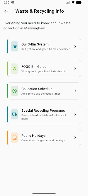 Manningham Bins Screenshot 2