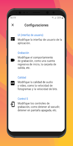 Grabar pantalla fácil Screenshot 2