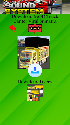 Mod Truck Sound System Dj Game Bussid Screenshot 1