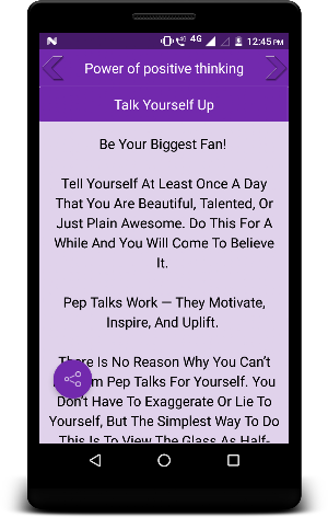 Power of positive thinking Screenshot 2