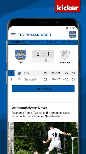 Hollen-Nord Fußball Screenshot 2