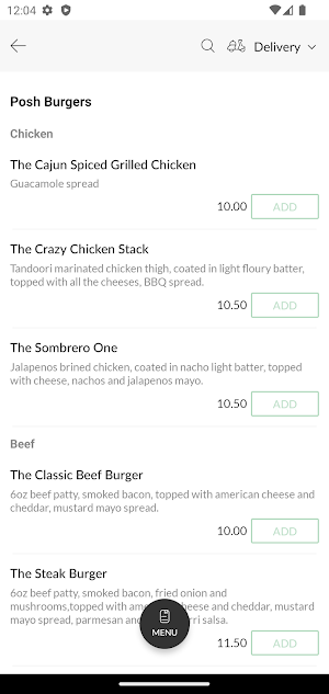 Posh Street Food Screenshot 1