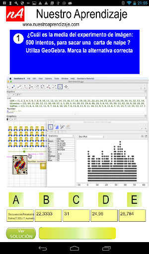 Media intentos diferentes para sacar carta  naipe Screenshot 1