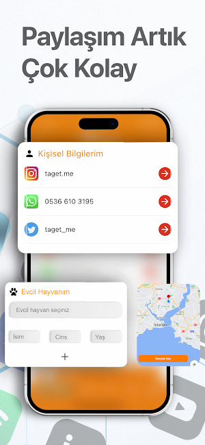 Taget | Dijital Kartvizit Screenshot 2