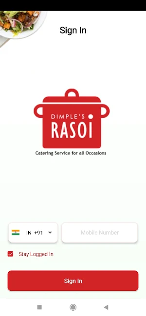 Dimples Rasoi RIDER Screenshot 1