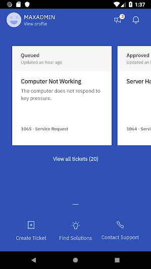 IBM Control Desk Screenshot 0