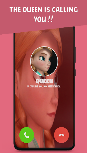anna & elsa fake call video Screenshot 2