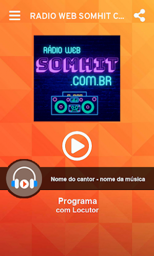 RÁDIO WEB SOMHIT COM BR Screenshot 1
