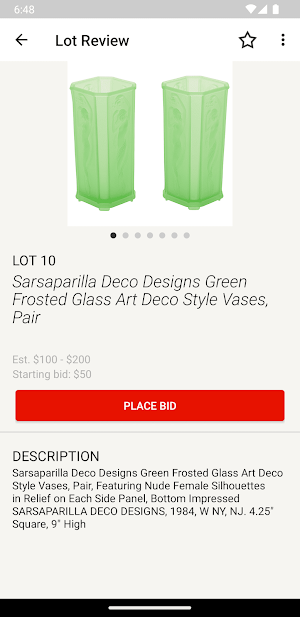Northgate Gallery Auctions Screenshot 2