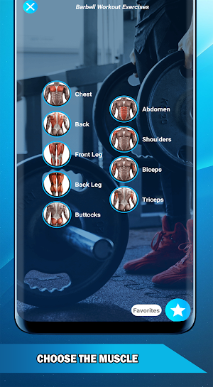 Barbell Workout : Routines By Gym Fitness Screenshot 1