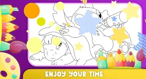 Blue koala coloring Screenshot 1